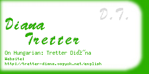 diana tretter business card